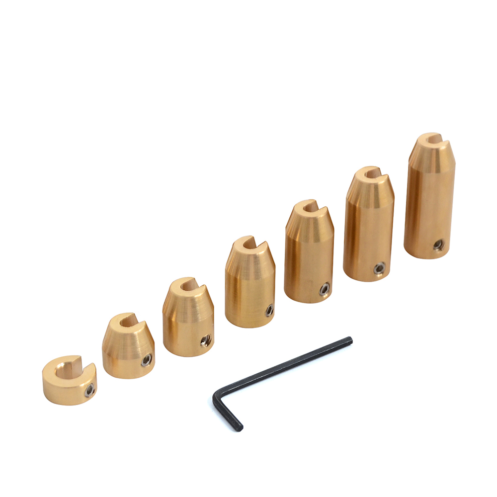 Packed 14 Universal Motorcycle Wheel Spoke Balance Weights Brass